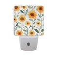 thumbnail image 6 of Yayeee LED Night Light for The Home Plug in With Light Sensors 2 Pack, Sunflowers and Leaves Pattern, 6 of 6
