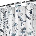 thumbnail image 3 of Waterproof Beautiful Colorful Floral Shower Curtain 72x72 Inch Boho Style Polyester Unique Shower Curtain for Bathroom Hotel Home Decor with 12 Plastic Hooks, 3 of 5