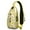 Yellow-163, variant on Crossbody Sling Backpack for Women Men Old School Banana Shoulder Sling Crossbody Casual Chest Bag for Travel Sports Running Hiking