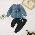 thumbnail image 2 of Godom Boys Outfits Graphic Printed Sweatshirt and Jogger Pant Sets Fall Winter Clothes, 2 of 5