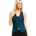 thumbnail image 4 of Made by Olivia Women's Dressy Casual Versatile Racerback Vest Tuxedo Suit Waistcoat, 4 of 6