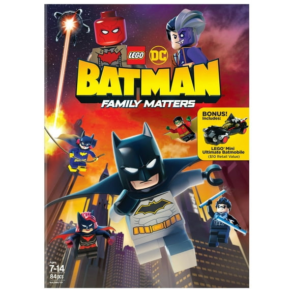 LEGO DC: Batman: Family Matters w/ LEGO Batmobile Premium (DVD   Toy) [DVD]