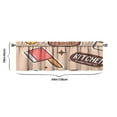 thumbnail image 3 of Kitchen Food Colorful Cooking Chef Kitchen Curtains 54x18 Inch Window Curtain over Sink Kitchen Curtains Set Small Short Tier for Bathroom Cafe Rod Pocket, 3 of 3