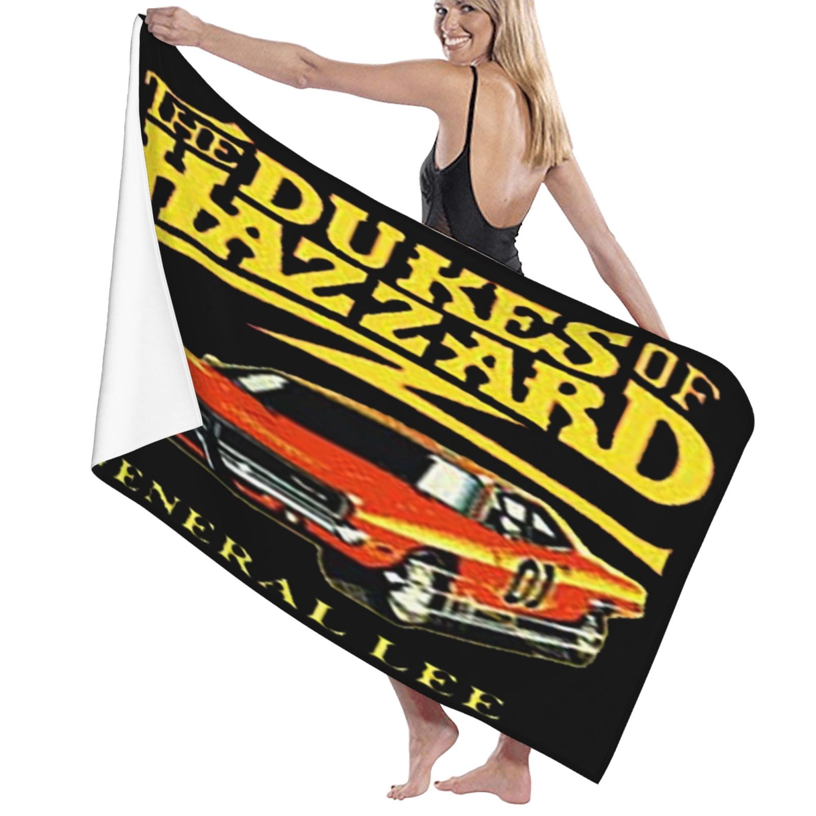 Dukes Of Hazzard Bath Towel Washcloths Beach Towel Quick Dry Towel Microfiber Absorbent Bath Towel 32x52 In