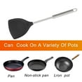 thumbnail image 5 of Kitchen Cooking Silicone Turner Spatula Heat Resistant Scraper Mixing Baking Utensils Black, 5 of 7