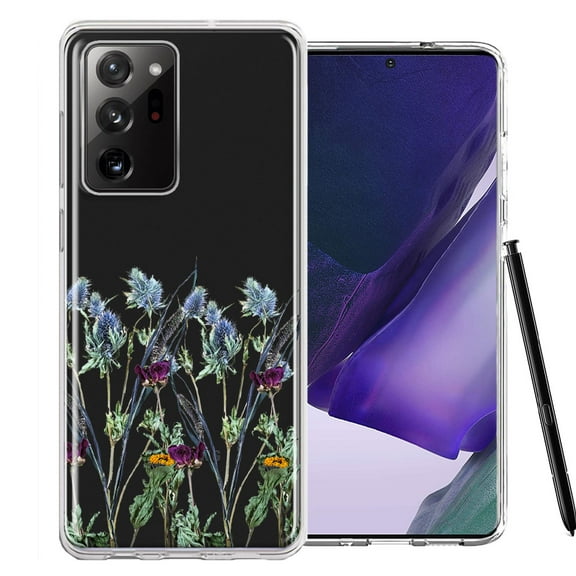 MUNDAZE For Samsung Galaxy Note 20 Ultra Country Dried Flowers Design Double Layer Phone Case Cover