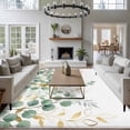 thumbnail image 3 of Sage Green Eucalyptus Leaves Area Rugs 5'x7', Small Throw Rugs for Laundry Room Playroom, Spring Summer Country Plants Indoor Outdoor Rug Non-Slip Low Pile Carpet Runner Reversible Floor Mats, 3 of 8