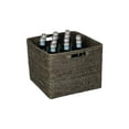 thumbnail image 3 of Kouboo Loma Decorative Square Rattan Storage Basket With Handles, Coastal-Inspired Handwoven For Home Organization & Décor, Black Antique, 3 of 7