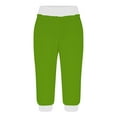 thumbnail image 6 of CQONEPT Knit Pants with Pockets for Womens Leisure Baggy Wide Leg Pant Elastic Waist Vacation Outdoor Pant Green S, 6 of 6