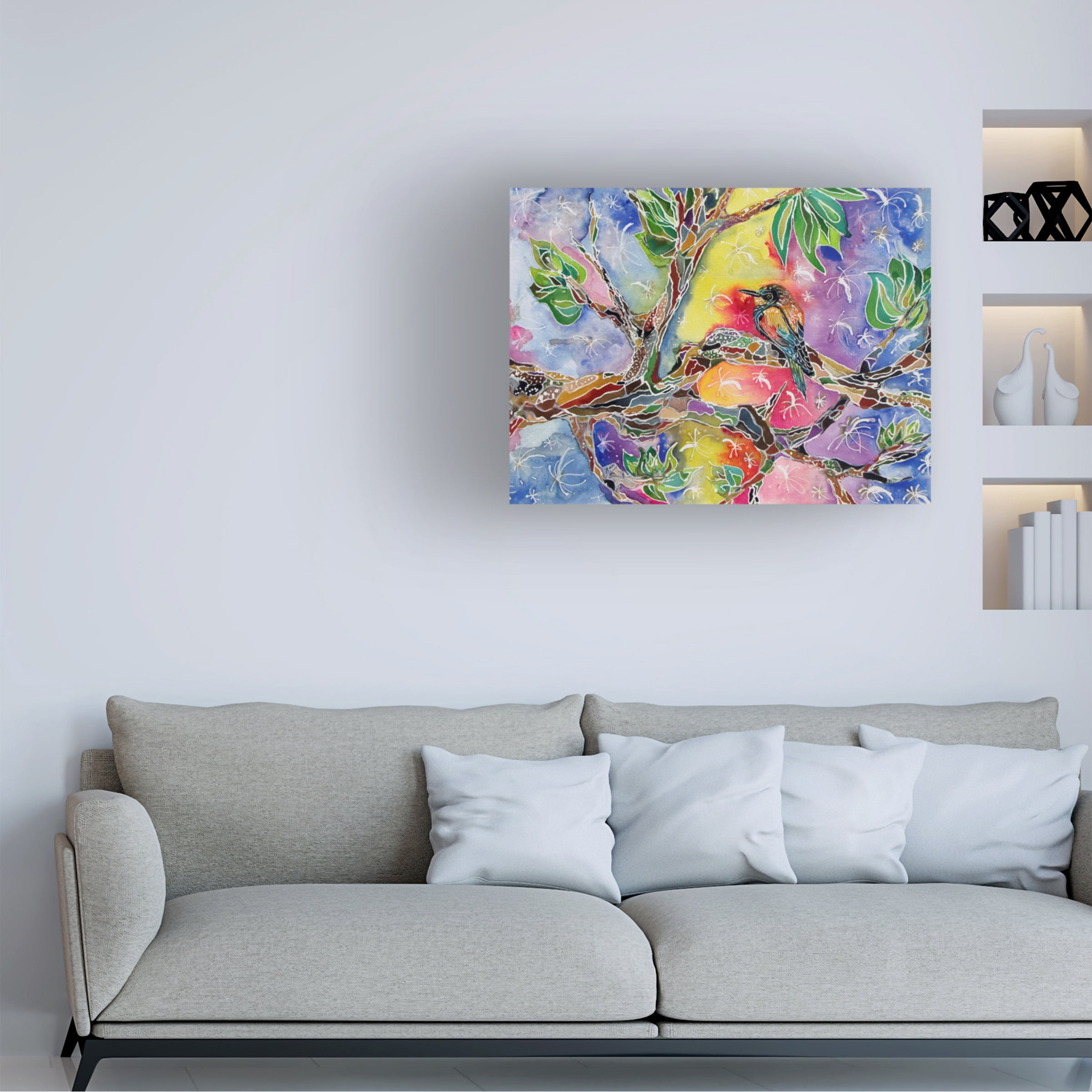 Trademark Fine Art 'Easy On Sunday Morning' Canvas Art by Lauren Moss