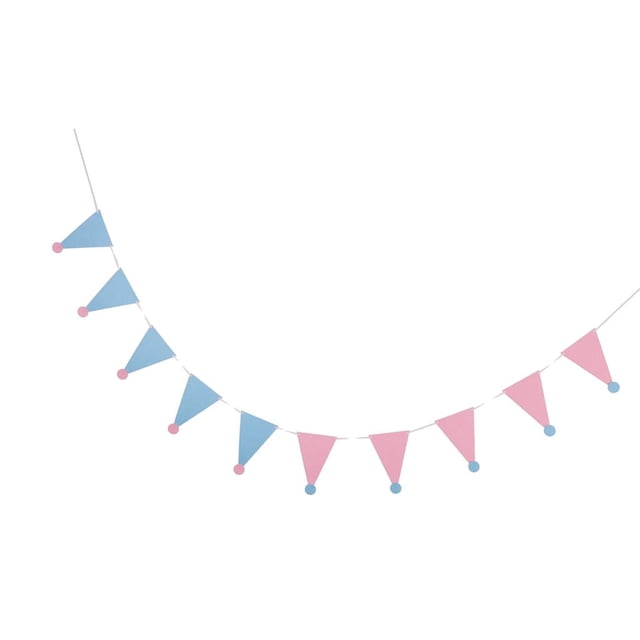 Sombrero de cumpleaños con forma de banderín, pancarta, decoración colgante para fiestas, accesorio para fotografía, 2,73 yardas
