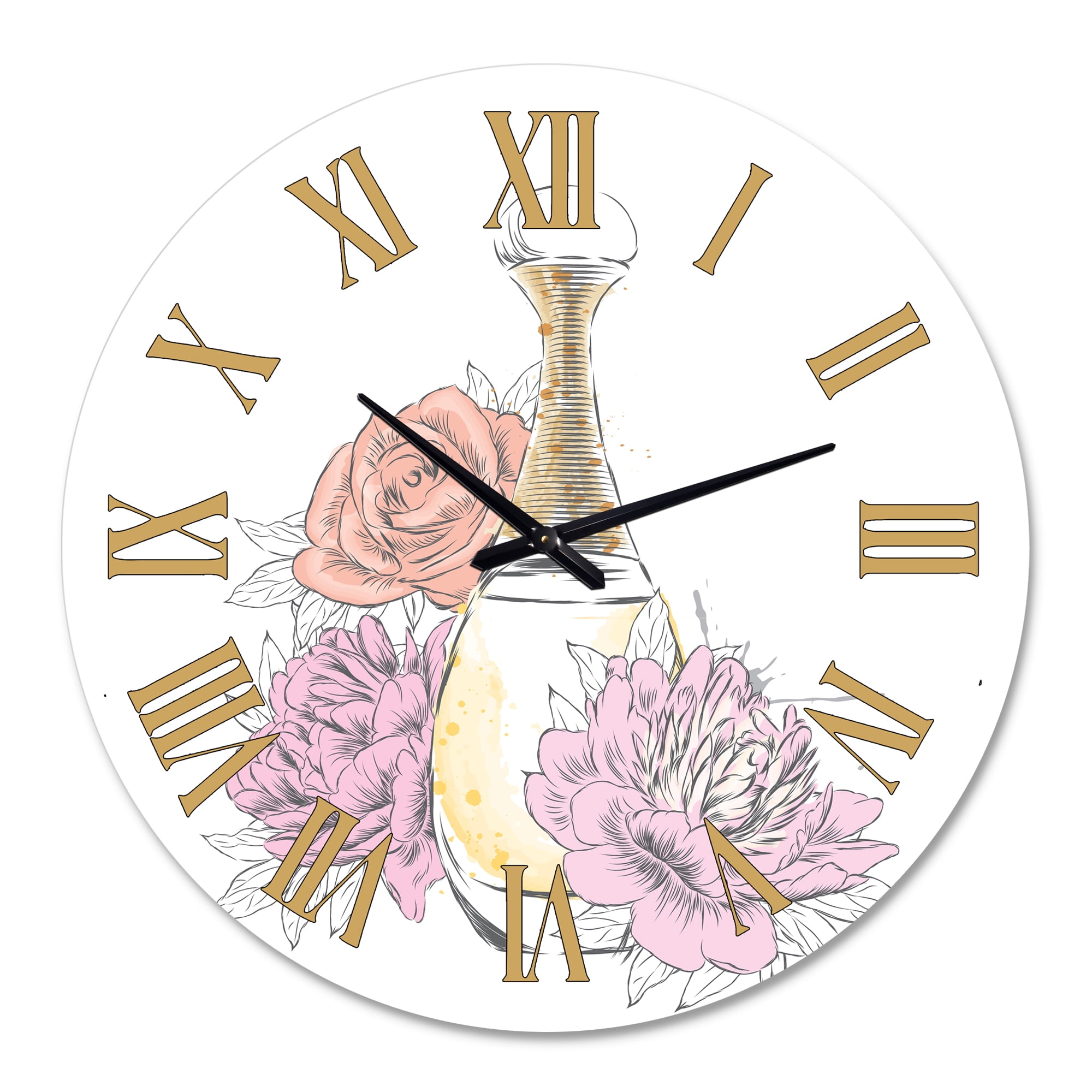 Designart 1 in Traditional Wall Clock