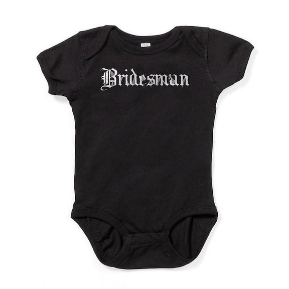 CafePress - Gothic Text Bridesman - Cute Infant Bodysuit Baby Romper - Size Newborn - 24 Months