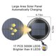 thumbnail image 3 of Luces solares al aire libre Luces solares de tierra Paquete al aire libre de 4 para patio, 3 of 5