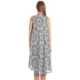 thumbnail image 3 of Riviera Sun Sleeveless Umbrella Dresses for Women (Navy Circles, 2X), 3 of 3