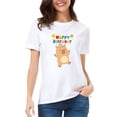 thumbnail image 2 of Playera Blanca Camiseta Unisex Capibara Happy Birthday, 2 of 5