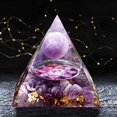 thumbnail image 4 of KIT de Guérison Pyramid avec Quartz Clair Rose Améthyste Gobelet Protection EMF Cristal, 4 of 10
