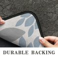 thumbnail image 6 of Blue and Gray Floral Pattern Door Rugs,Washable Non Slip Door Mats Indoor,Decorative Door Mats,Entry Mat Indoor for Entrance,Bedroom,Kitchen,Bathroom,30"x17", 6 of 6