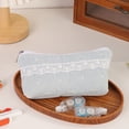thumbnail image 7 of Floral Pencil Case Canvas Storage Pouch, Large Capacity Stationery Organizer Bag, Lightweight Portable Makeup and Daily Essentials Holder, Fresh Clean Style, 7 of 7