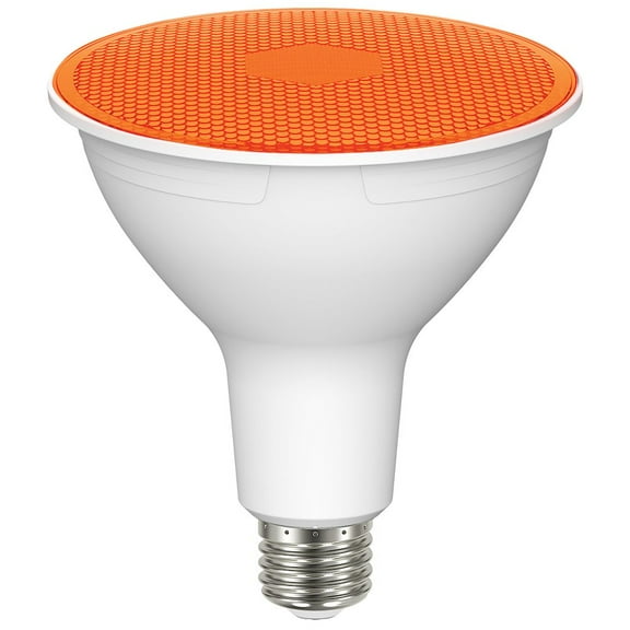 Satco 11.5w PAR38 LED Amber 90 deg. 120v Bulb