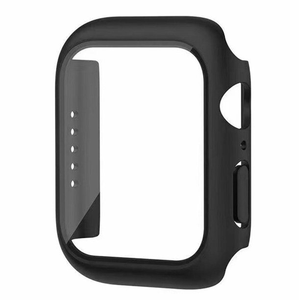 Protector de pantalla de cristal para Apple Watch, funda para Apple watch 8, 7, 6, SE, 5, 3, iWatch, 44mm, 45mm, 41mm, 40mm, 42mm, 38mm