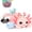 Axolotl-Pink, variant on MorisMos 21.7in Giant Dragon Plush Set, Big Dragon Stuffed Animal with Babies