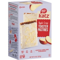 Katz Gluten Free Toaster Pastries - Apple Crisp |Gluten Free, Dairy Free, Nut Free, Soy Free, Kosher | (3 Pack, 8.0 Ounce Each)