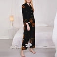 thumbnail image 4 of Lsque Five Nights At Freddy'S Pattern Long Sleeve Pajama Set for Women - Soft 2-Piece Sleepwear and Loungewear Set with Pockets, Comfy Nightwear, 4 of 8