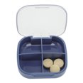 thumbnail image 2 of Unique Bargains 1 Pc Pill Case 4 Grid Portable Pill Box Blue, 2 of 6