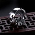thumbnail image 2 of Mens Vintage Dragon Ring Silver Plated Zodiac Jewelry Retro Style Gift for Anniversary Ideal Keepsake Accessory, 2 of 5