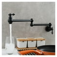 thumbnail image 4 of Brass Rotating Folding Faucet Delicate Double Switch Kitchen Faucet Wall Mounted Cold Water Tap ,Easy to Install, 4 of 7