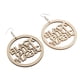 thumbnail image 5 of 2 Par Aretes Pendientes de con Gancho, 5 of 9