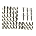 thumbnail image 1 of 40 ganchos de metal para colgar ropa, decorativos, resistentes, para colgar en la pared, para artículos pequeños, joyas, sombreros, sala de estar y do, 1 of 7