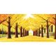 thumbnail image 3 of Cuadros Decorativos Diamante pintura 5D taladro redondo completo mosaico DIY hojas amarillas camino Kit arte decoración Ehuebsd Nuevos Originales, 3 of 9