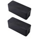 thumbnail image 1 of Plastic wire storage box power cord storage box junction box black, 1 of 5