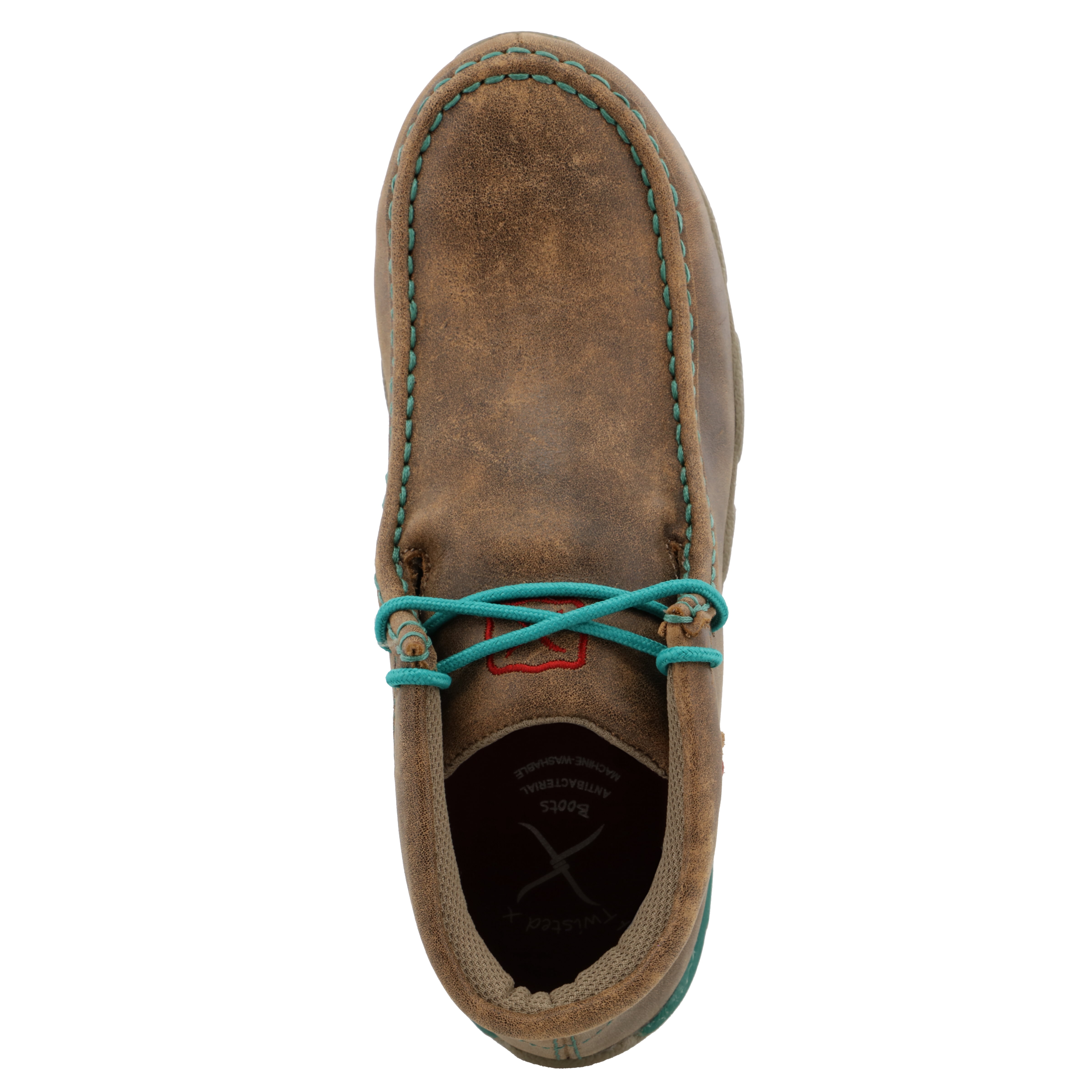 Twisted X Women's Work Chukka Driving Moc - Bomber & Turquoise