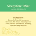 thumbnail image 2 of Celestial Seasonings Sleepytime Mint Caffeine-Free Herbal Tea Bags (20 Count), 2 of 8