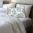thumbnail image 6 of Spring Pillow Covers 12x20 Inch 2 Pcs Blue Green Hydrangea Flower Decor Throw Pillows Vintage Floral Seasonal Summer Outdoor Decoration Lumbar Pillowcase Linen Cushion Cover for Couch Sofa, 6 of 6