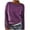 Purple, variant on Oversized Sweaters for Women Lightweight Relaxed Fit Casual Basic Solid Color Long Sleeve Crew Neck Comfy Soft Pullover Tops Stretch Fall Outfits