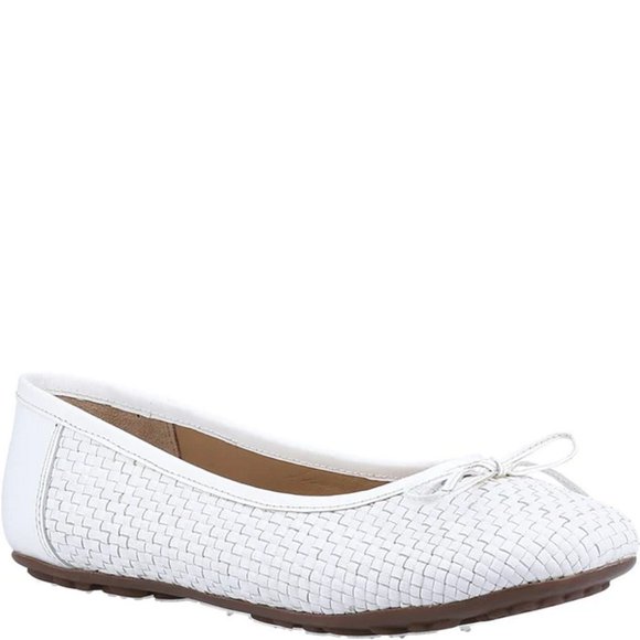 Hush Puppies Womens Ballerina Leather Pumps