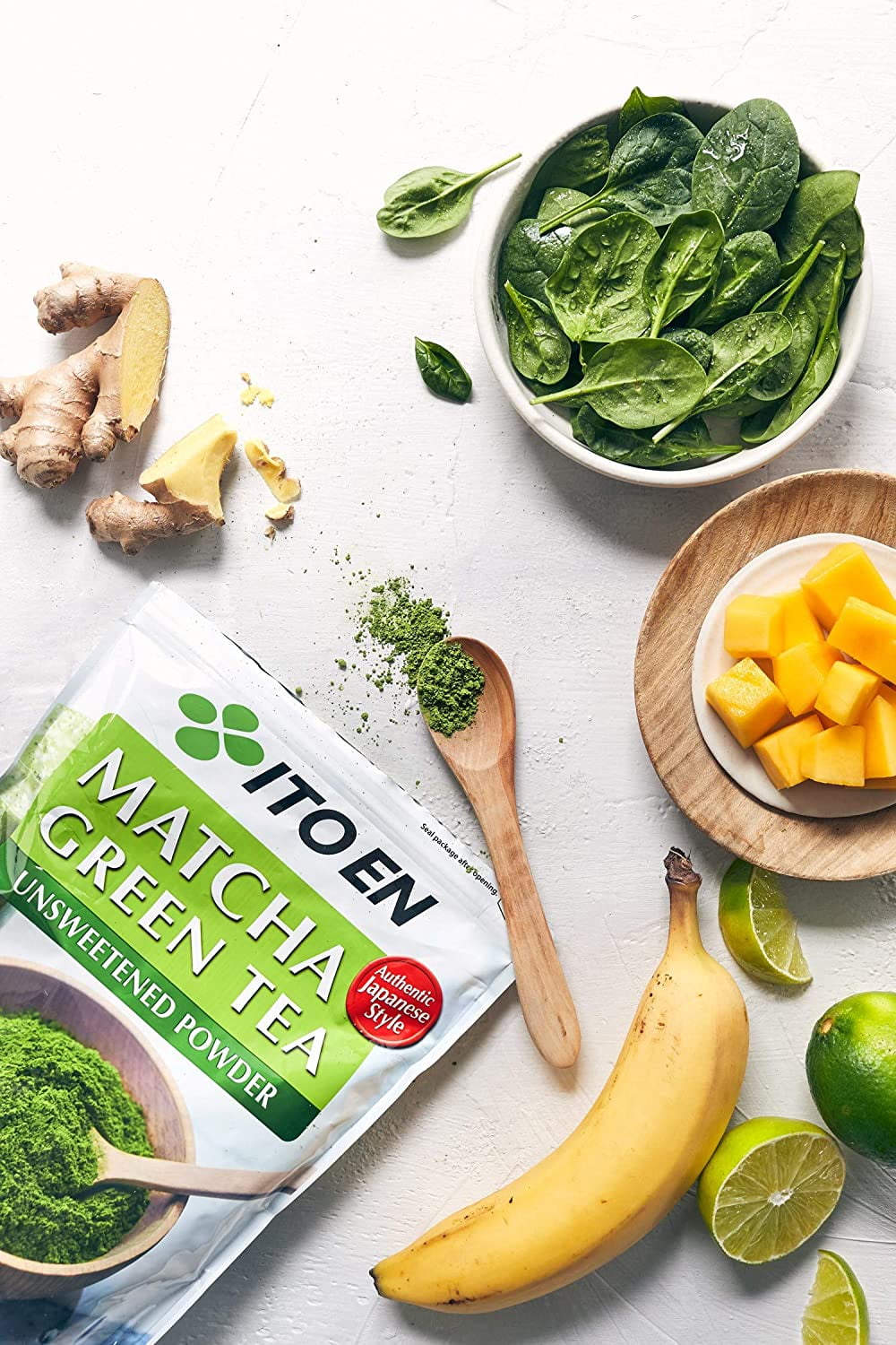 Ito En Matcha Green Tea Unsweetened Powder 12 oz