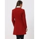 thumbnail image 4 of Abrigo largo Allegra K de invierno para mujer Cuello En V Rojo Oscuro S, 4 of 6