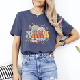 thumbnail image 2 of Floral Mama Shirt Women Wildflower Graphic Tee Cute Mom Gift Mothers Day Top, 2 of 6