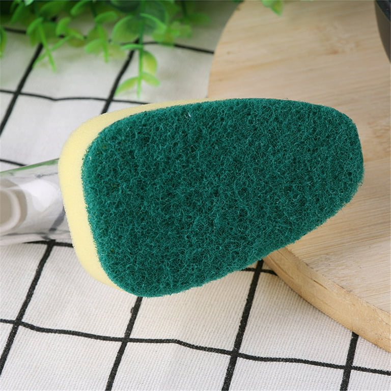 HELIME Natural Dishwand Refills Sponge, Non Scratch Dish Wand Sisal Hemp  Replacement Brush Head, Plant Based Heavy Duty Scrubber Dispenser