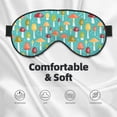 thumbnail image 3 of Naloa Mushrooms Print Sleep Mask for Sleeper, Light Blocking Sleeping Eye Mask for Women Men, Eye Shade with Adjustable Strap for Travel, Nap,Meditation, 3 of 7