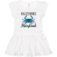 thumbnail image 3 of Inktastic Baltimore Maryland Vacation Blue Crab Girls Toddler Dress, 3 of 5