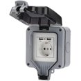 thumbnail image 1 of Enchufe de jardín al aire libre Enchufe USB resistente a la intemperie Ip66 Socket montado en la pared kaili Sencillez, 1 of 2