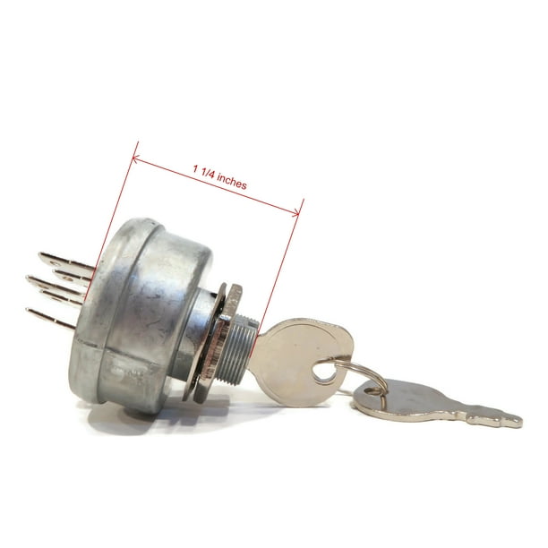 The ROP Shop Ignition Switch with Keys for John Deere 15538, S1642