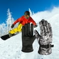thumbnail image 2 of Waterproof Snow Gloves Winter Warm Ski Gloves for Men,Wind and Water Resistant for Snowboarding, 2 of 17