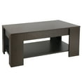 thumbnail image 2 of ZENSTYLE Lift Top Coffee Table Hidden Storage Cabinet Compartment Long lasting Brown Finish, 2 of 5